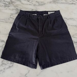 Nautica Men's Navy Blue Cotton Shorts, Size 36W